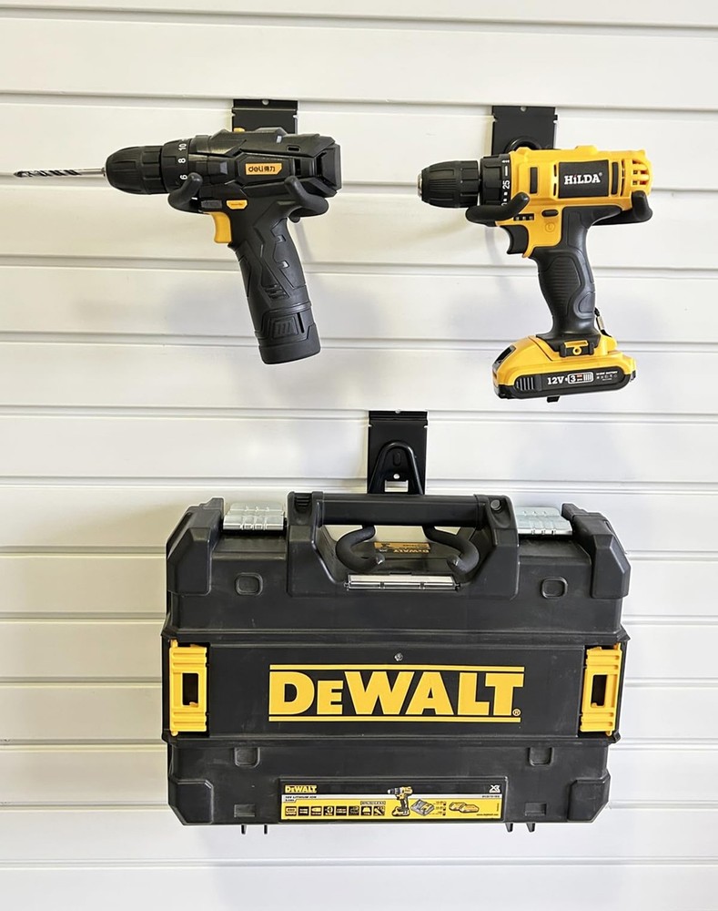 Power Tool Organizer for Slatwall, Garage Hooks for Hanging Yard Tools, Anti-...