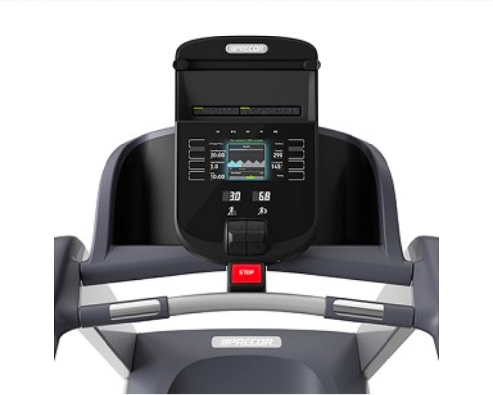 Precor  Precision Treadmill  40 Series Console TRM 445  Low Hours 1 Year War
