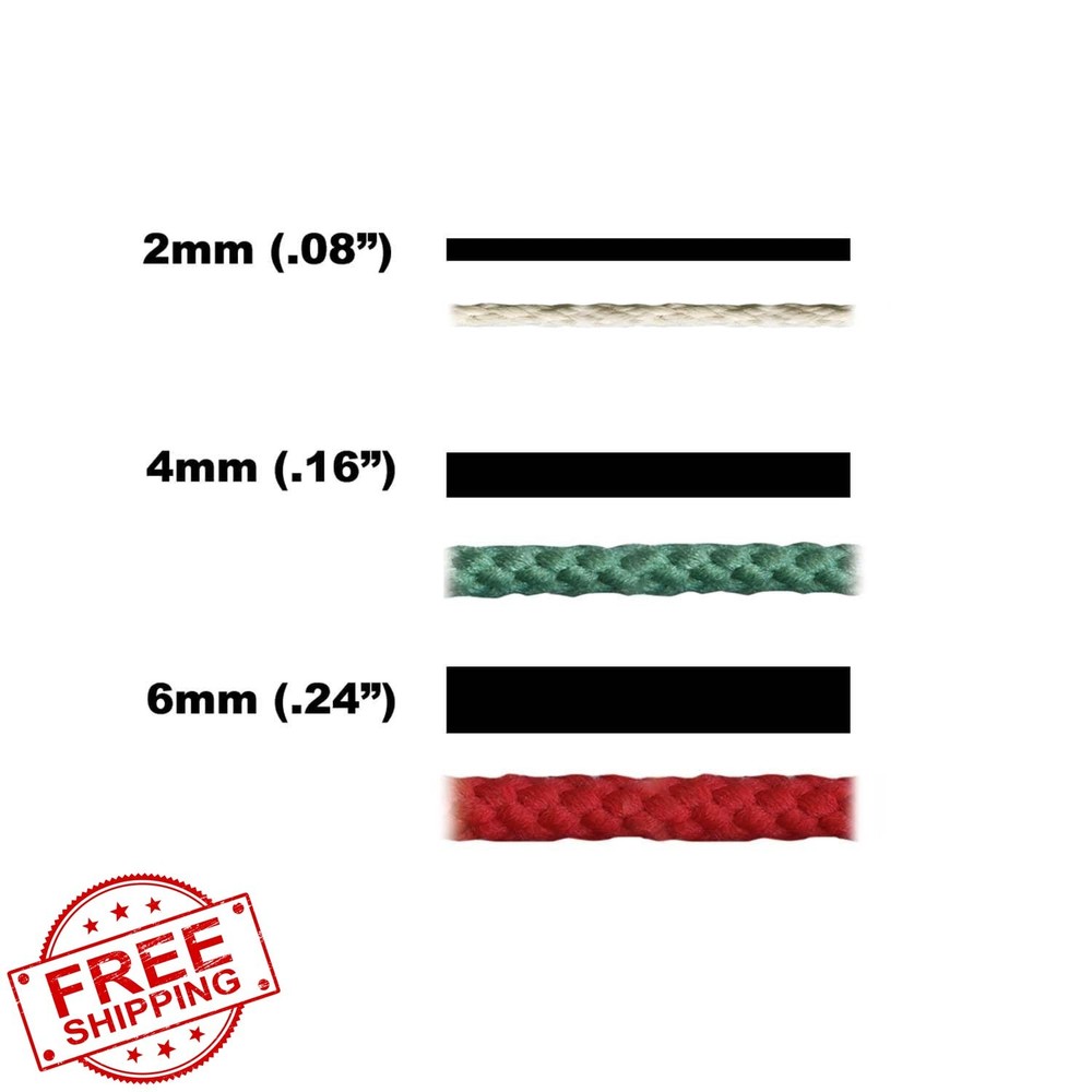 Pepperell Bonnie Braid Macrame Cord 4mm 100yd Parrot 2-Pack