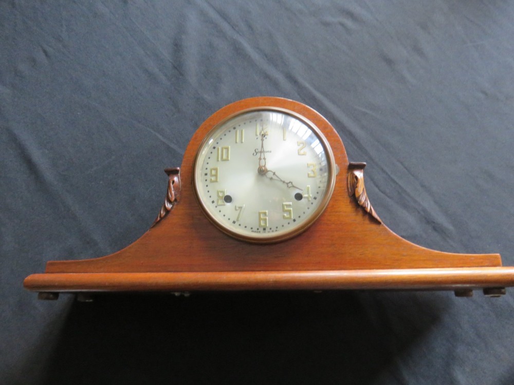 Solid Wood Sessions Wendell Eight Day Turn Back Mantel Clock