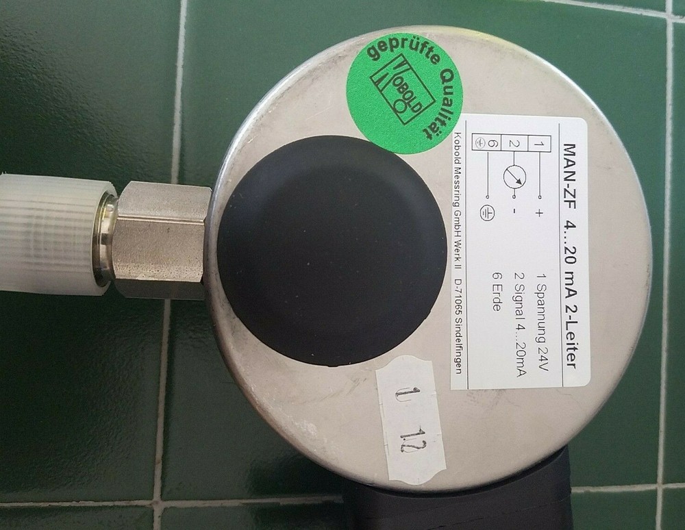 Kobold MAN-ZF26B7A4 pressure sensor with analog output