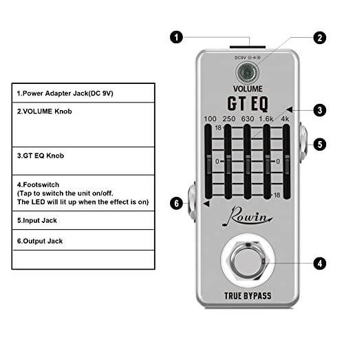 Guitar Equalize Effect Pedal