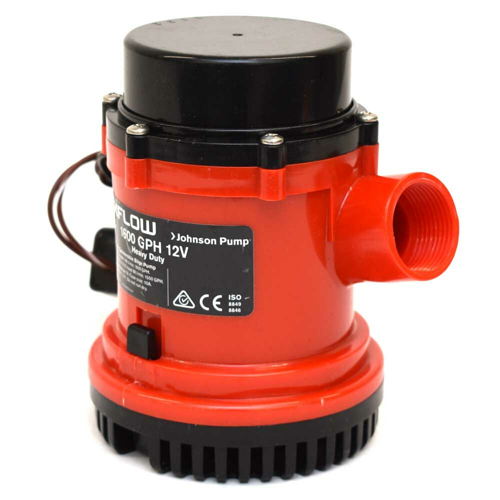 SPX Flow Boat Bilge Pump W/ Float Switch 151115 | 1600GPH 12V