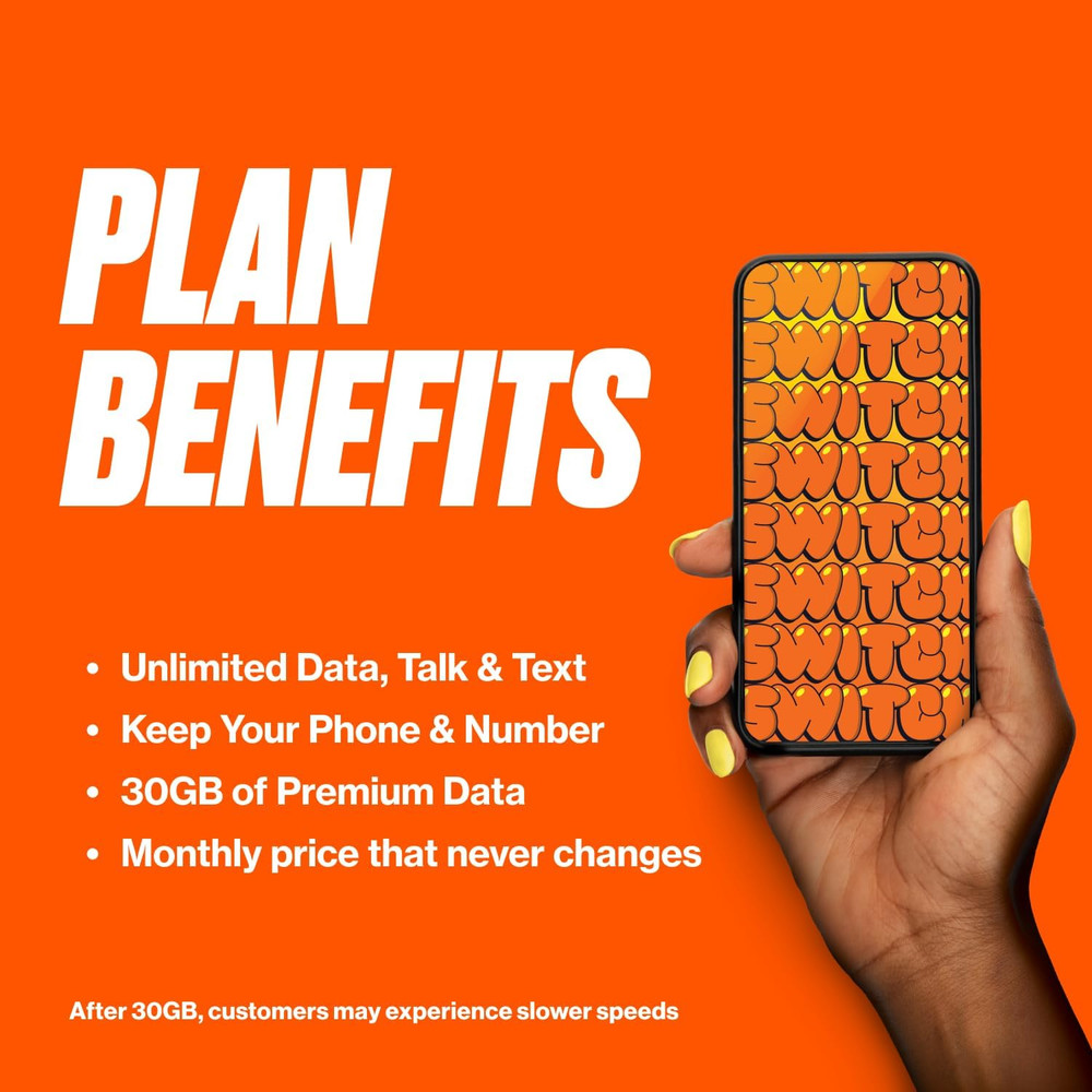 SIM Kit | $25/Mo Forever Unlimited Plan with Auto-Pay | Unlimited Talk, Text & D