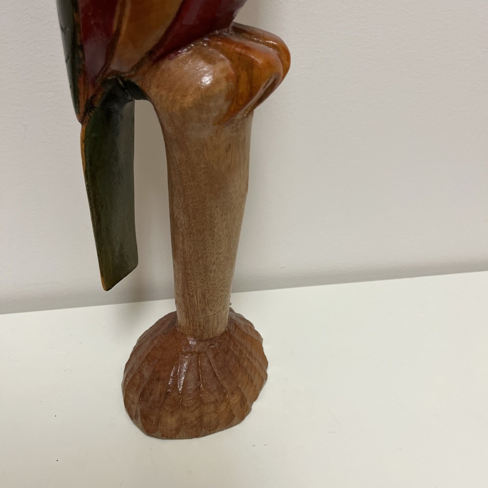 18” Hand Carved Parrot