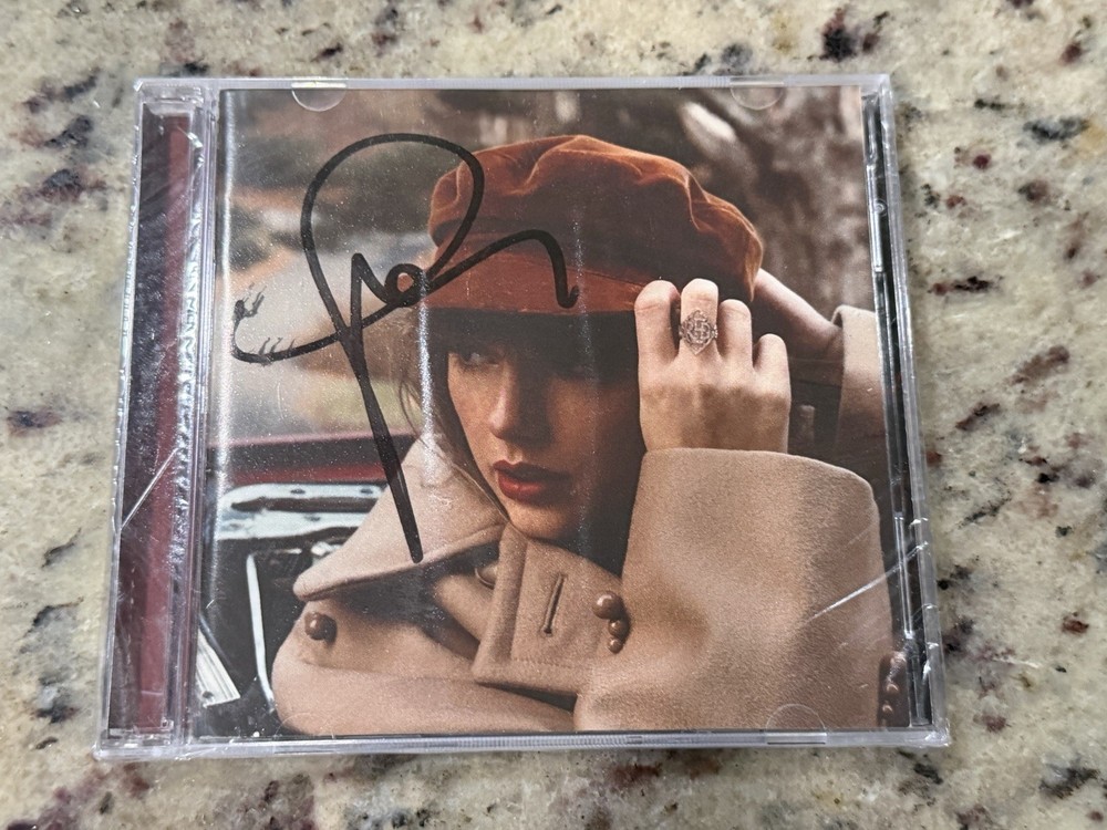 Taylor Swift Hand Signed Red Cd Taylor’S Version Autographed