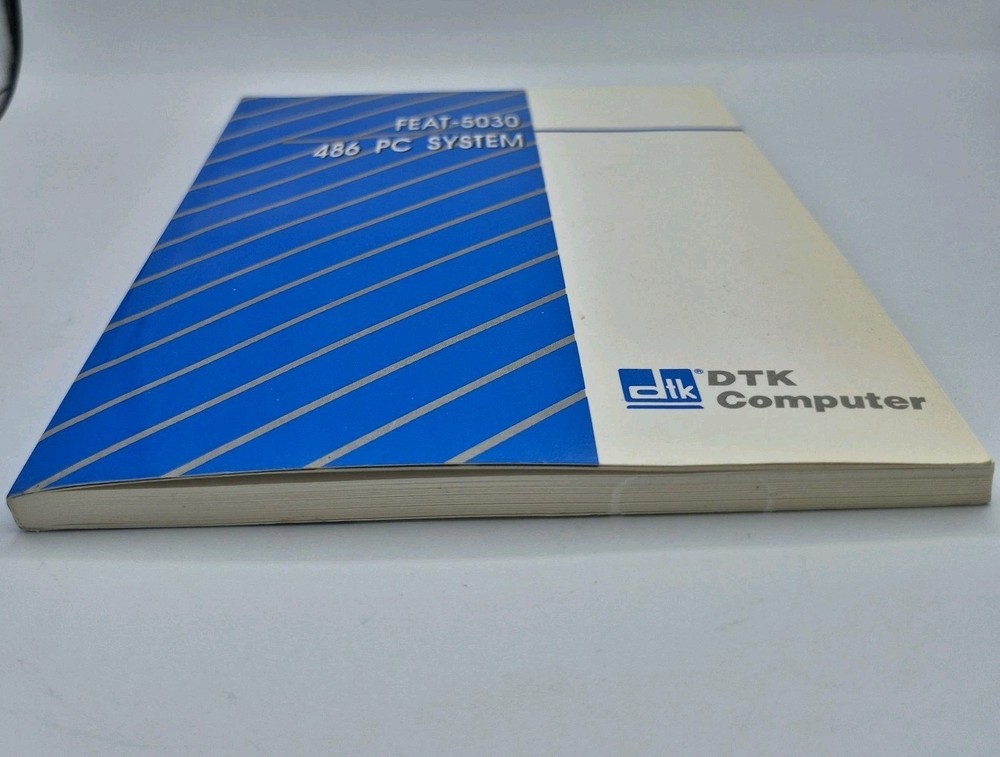 1992 DTK Personal Computer FEAT-5030 486 PC System User Manual Edition 1.1 Ch.6