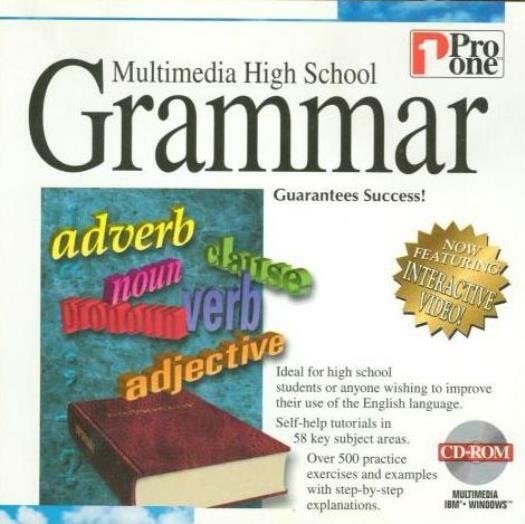 Multimedia Grammar 2 II High School PC CD English language key subjects tutorial