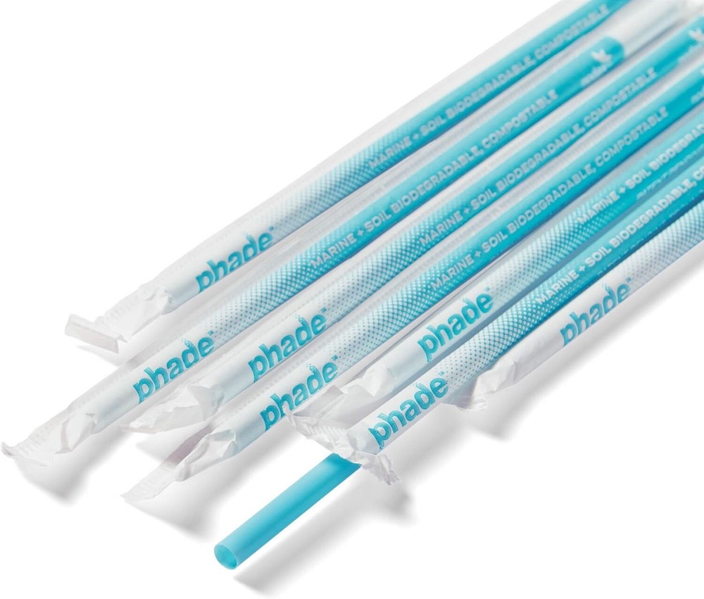 250 Count Phade Eco-Friendly Sustainable Biodegradable Compostable Giant Straws