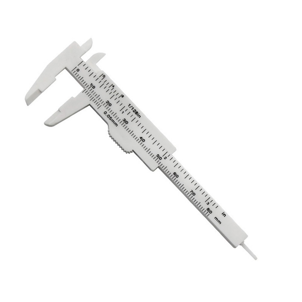 Portable Plastic Vernier Caliper Ruler for Quick and Convenient Measurements