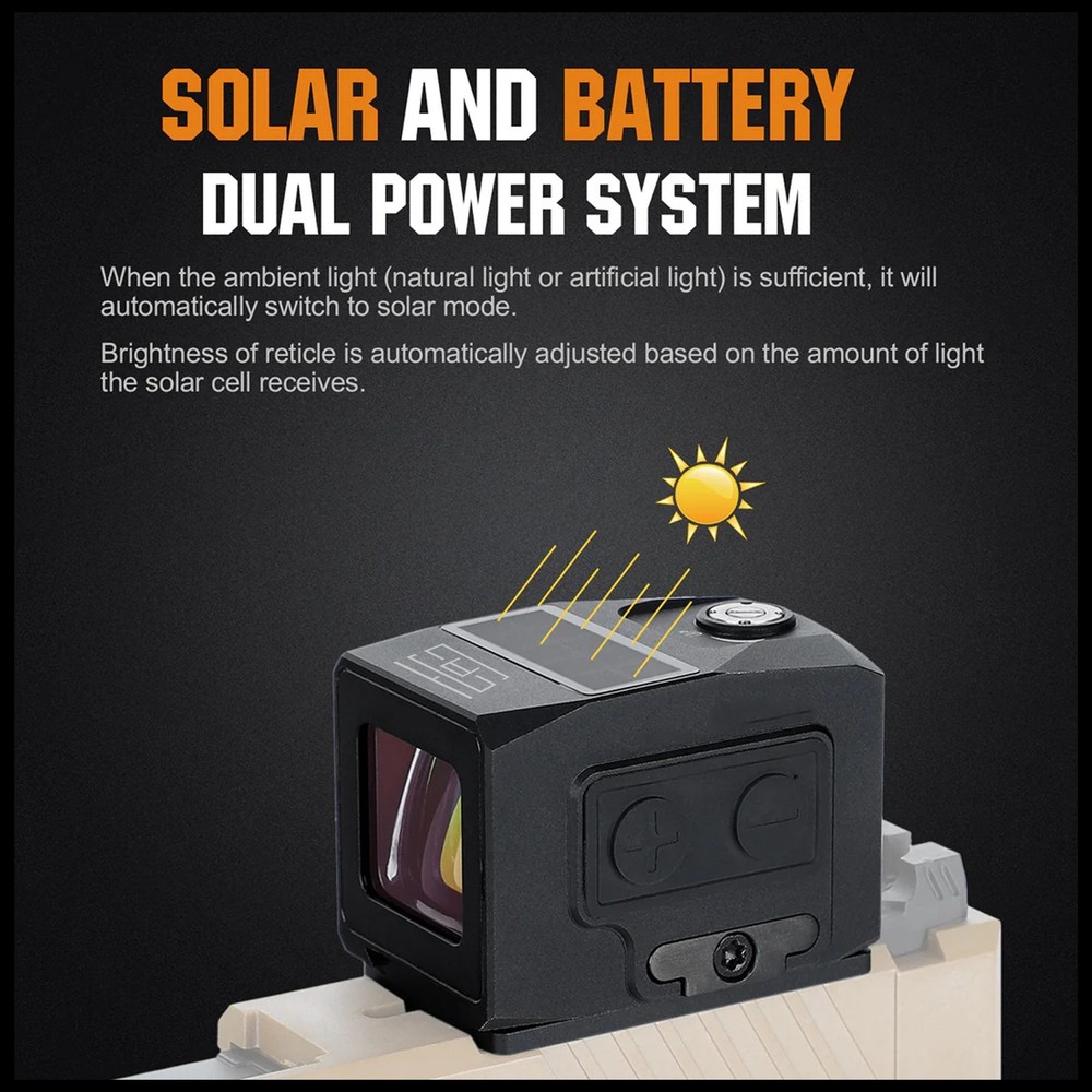 Red Dot Shake Awake Solar Multi Reticle – Fits CZ Shadow 2 OR - adapter included