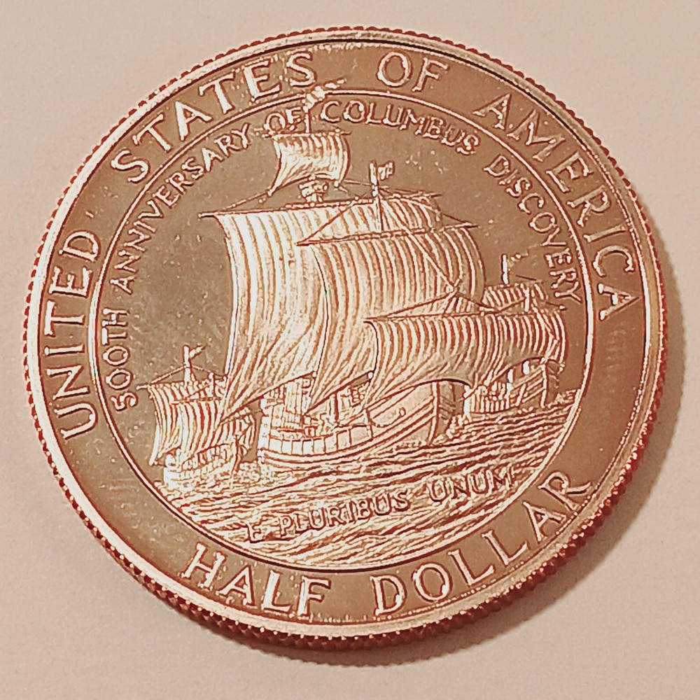 1992-S Columbus Quincentenary Proof Half Dollar Deep Cameo Luster Commemorative