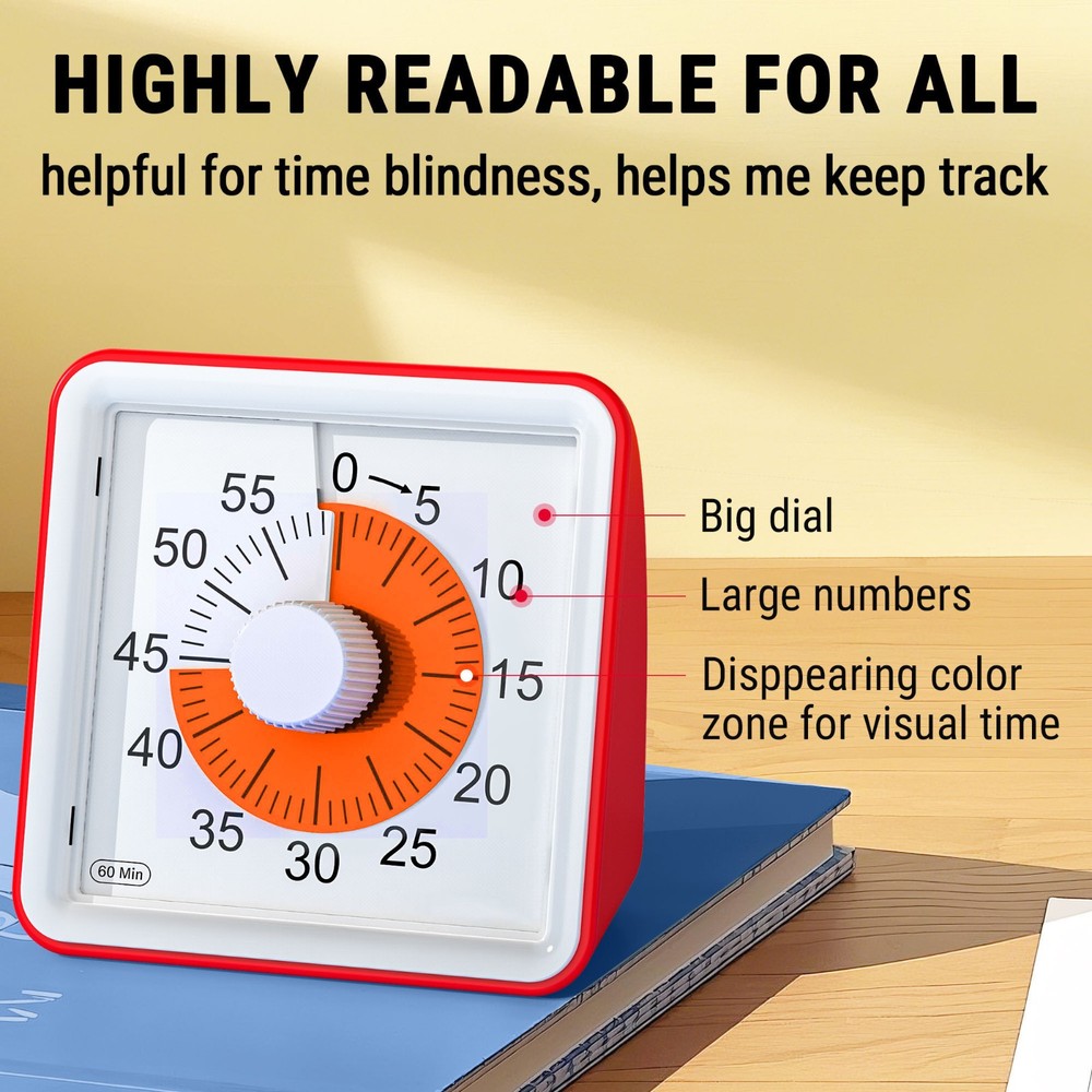 ThermoPro TP620 Instant Read Thermometer + TM021 Visual Timer Bundle Kitchen Set