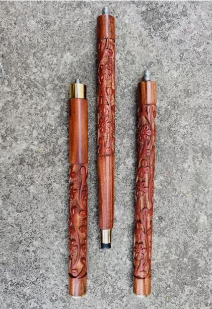 Walking Cane Brass Handle | 36" Victorian Handmade Designer Style
