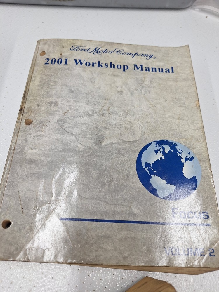 2001 Ford Focus OEM Workshop Manual Volume 1 &2 Wiring Diagrams Specifications
