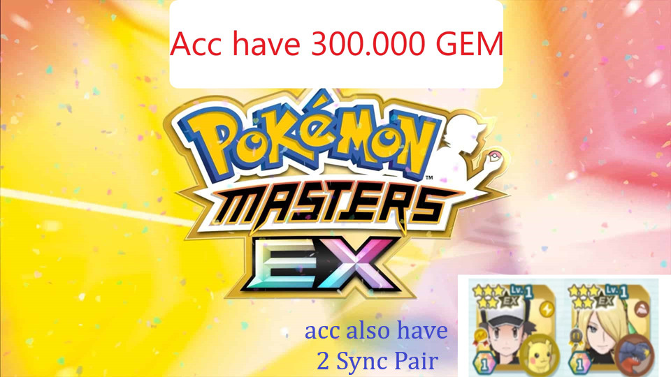 Pokemon Master Ex (Global/Android Only) - A.cc Have 300K Gems