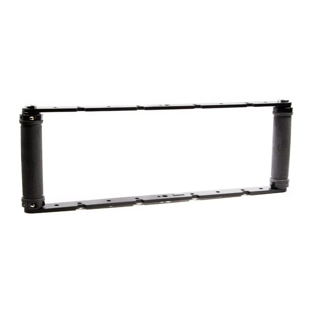 Litra Rectangular Camera Bracket with Two Side Grip (Black)