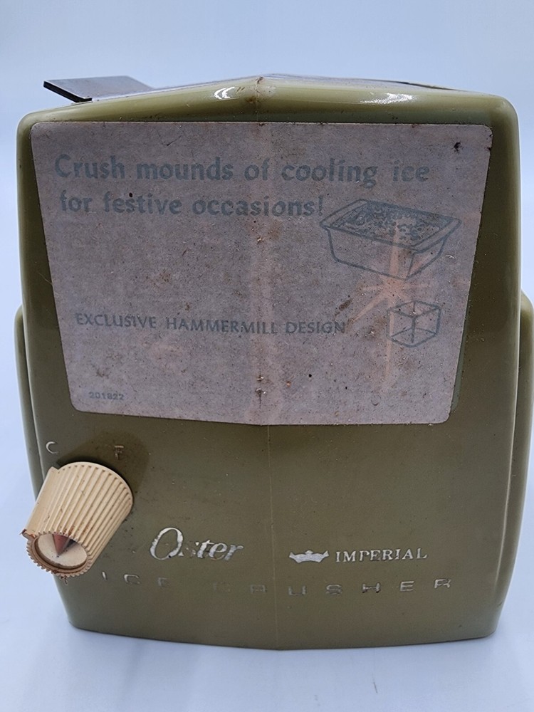 Oster Snowflake Electric Ice Crusher Ice Shaver Tested Working