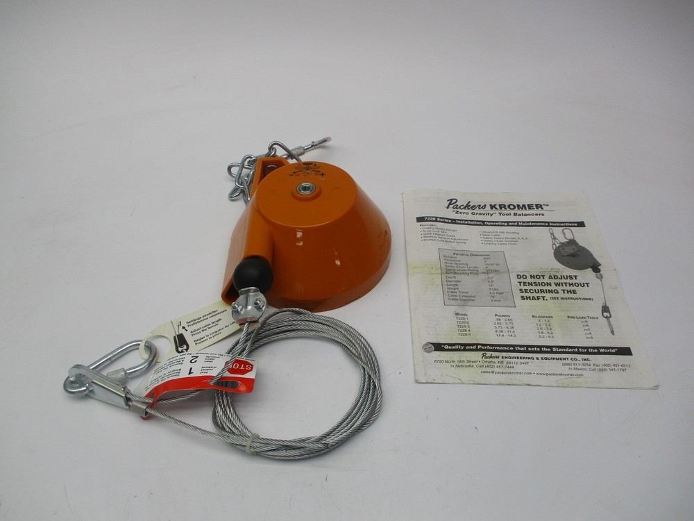 PACKERS 7228-02 ZERO GRAVITY TOOL BALANCER NSNP