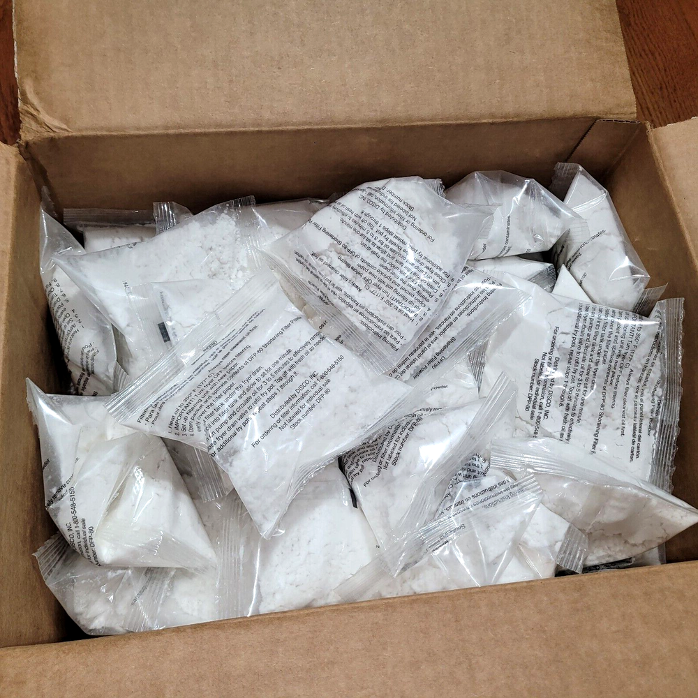Disco Shortening Filter Powder DFP-80, 80 Portion Packed Application