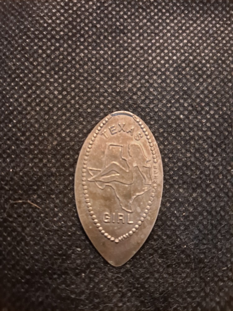 TEXAS GIRL ELONGATED TOKEN! e9487TCX