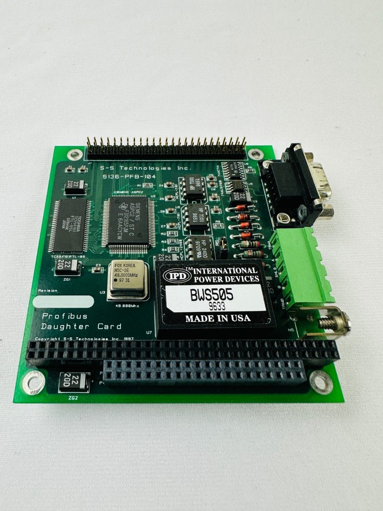 S-S Technologies 5136-PFB-104 Profibus Daughter Card