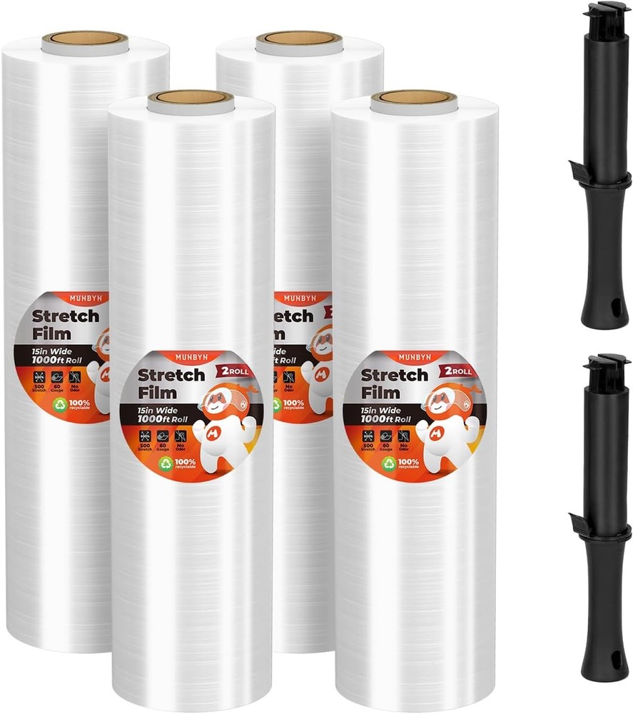 Shrink Wrap, Stretch Wrap with Handles, Stretch Film Roll