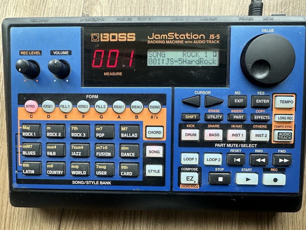 Boss Jamstation JS-5 BACKING MACHINE