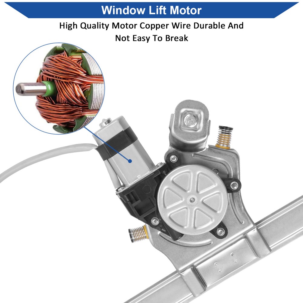 Front Left Driver Side Power Window Regulator w/ Motor for 2004-2008 Ford F-150