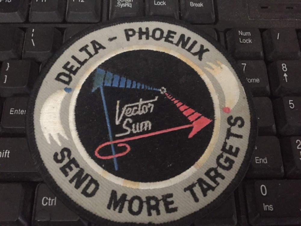DELTA PHOENIX "SEND MORE TARGES VECTOR SUM NASA PATCH 4" INCHES