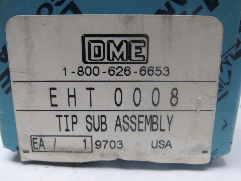 DME EHT0008 375 Series Standard Tip Point Gate Full Body For Plastic Injection
