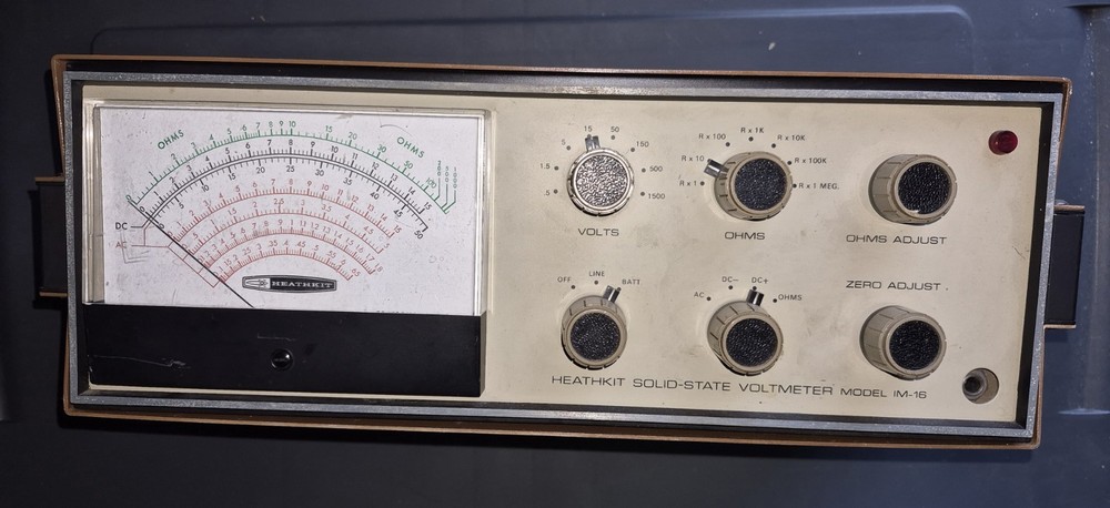 Heathkit IM-16 And IM-25 Solid State Voltmeter And VOM