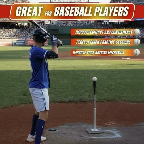 Baseball & Softball Swing Trainer – Practice Your Swing in The Backyard with a R