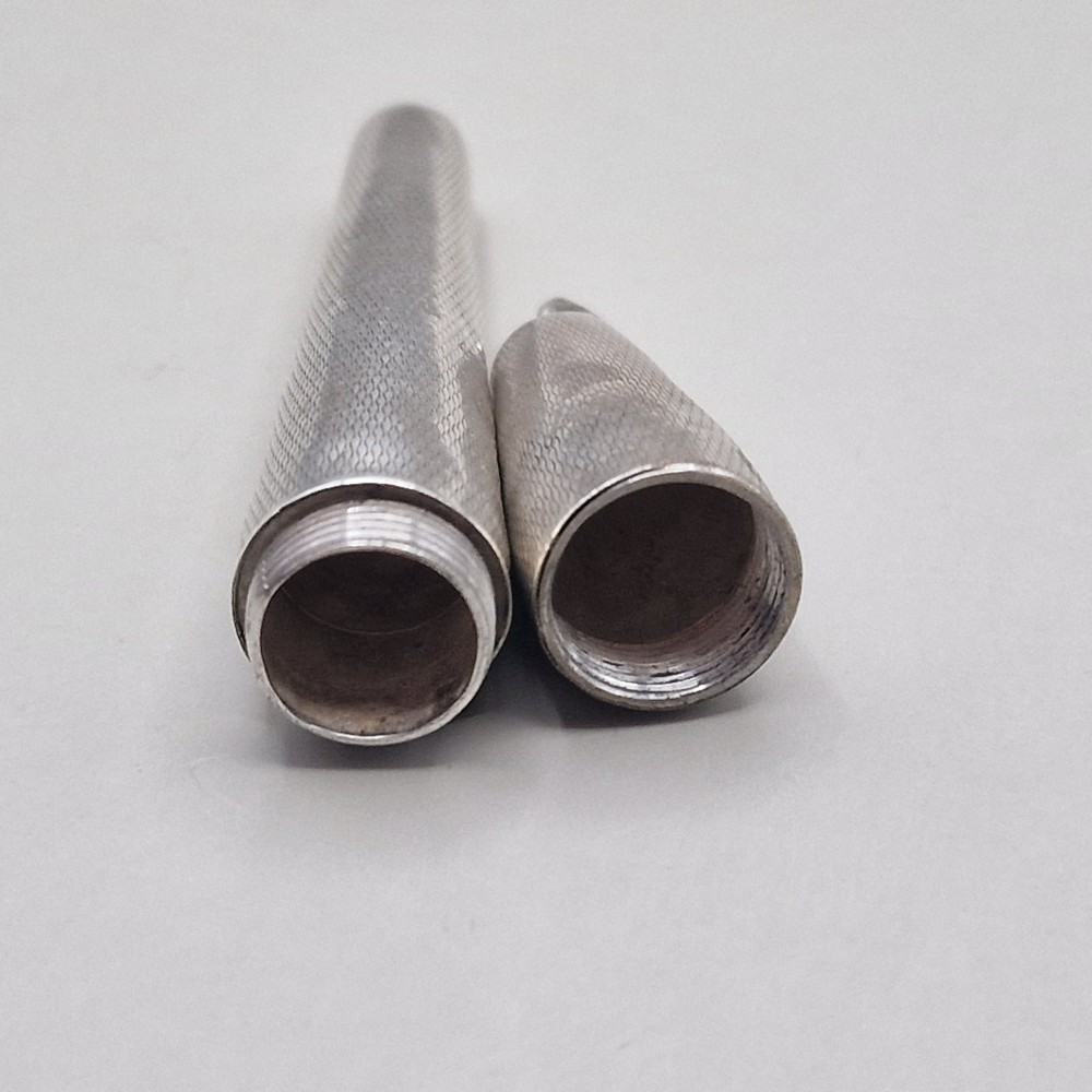 Antique Sterling Silver Cheroot Holder 925 Screw Apart