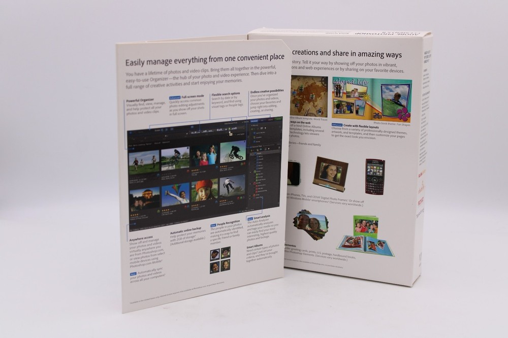 Adobe Photoshop Elements 8 Software Disc wSerial Number Install Key