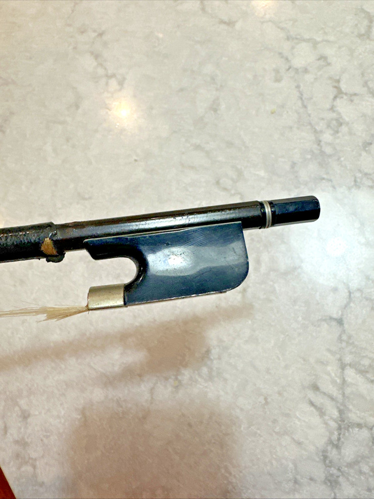 Vintage Heddon Steel Violin Bow Full Size