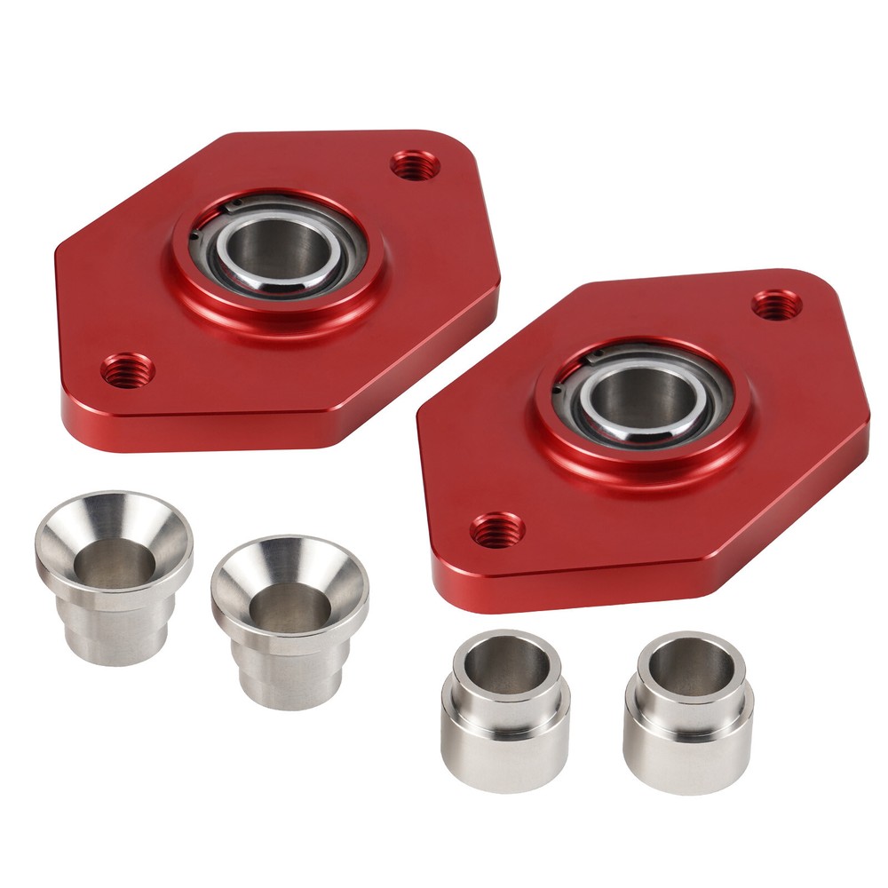 Rear Lower Shock Mounts W/ Ball Inserts For BMW E81 E82 E87 E88 E90 E91 E92 E93