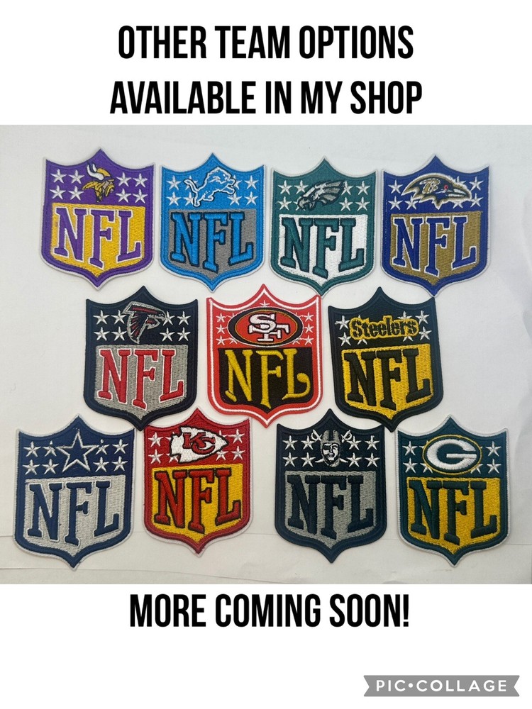 Houston Texans NFL Logo Patch 2” X 3” Iron On Embroidered