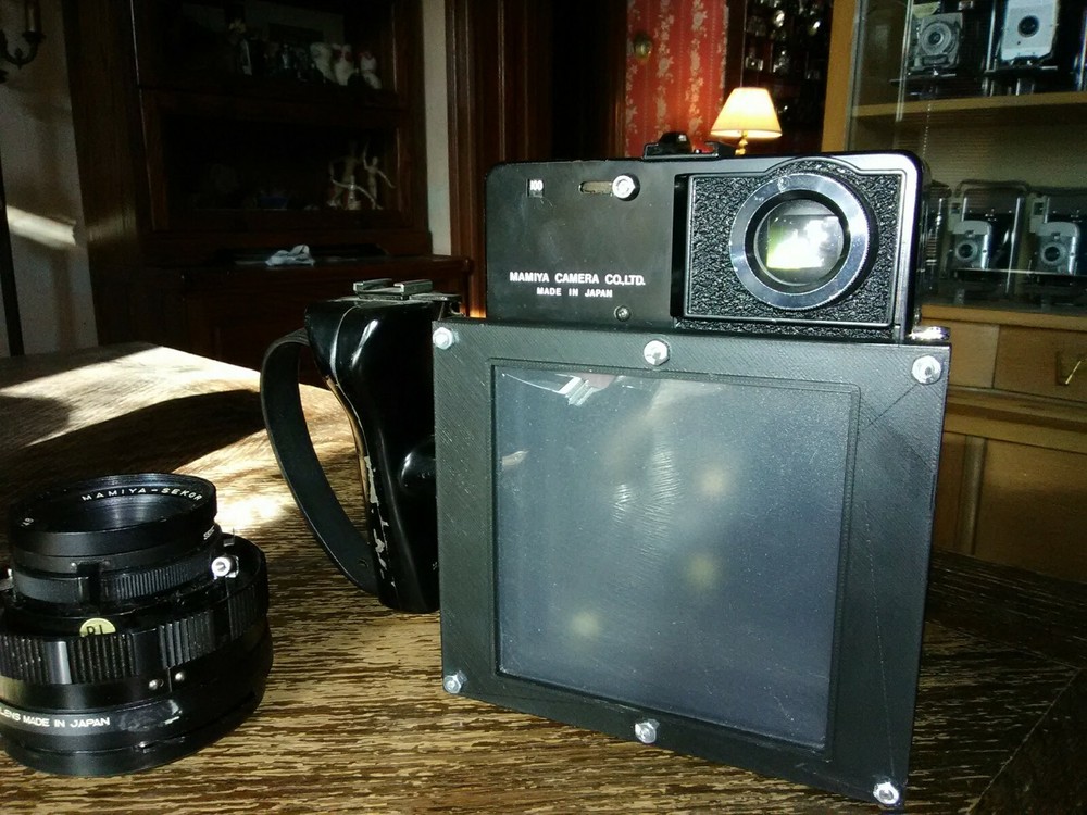 Mamiya Universal Press "ground glass" focus and framing full view   3-D Printed