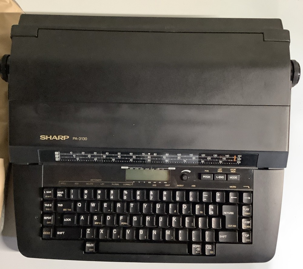 Sharp PA-3130 Portable Electronic Intelliwriter (Electric Typewriter) Tested!