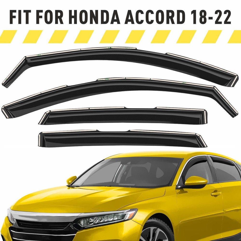 Rain Guards Vent Visors Shade for 2018-2022 Honda Accord