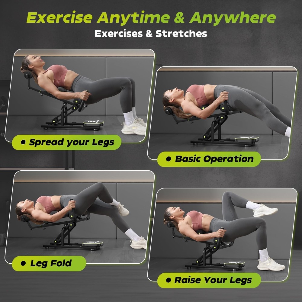 Mini Inversion Chair for Back Pain Relief, Compact Foldable Back Stretcher wi...