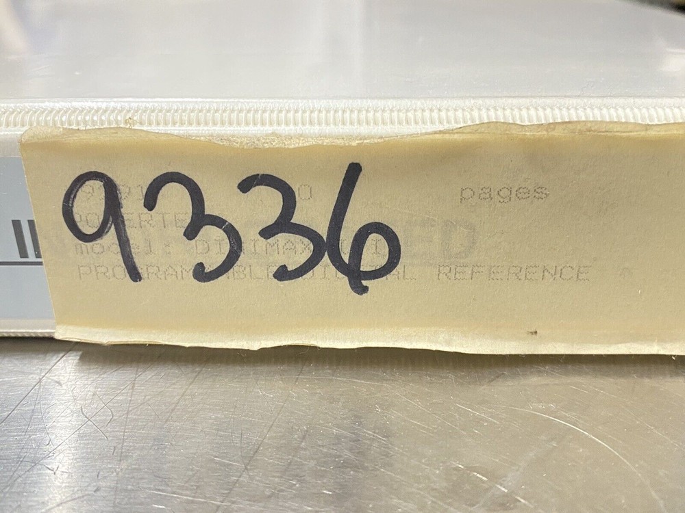 Hewlett Packard HP 5840A Gas Chromatography- Users Guide / Manual / Instructions