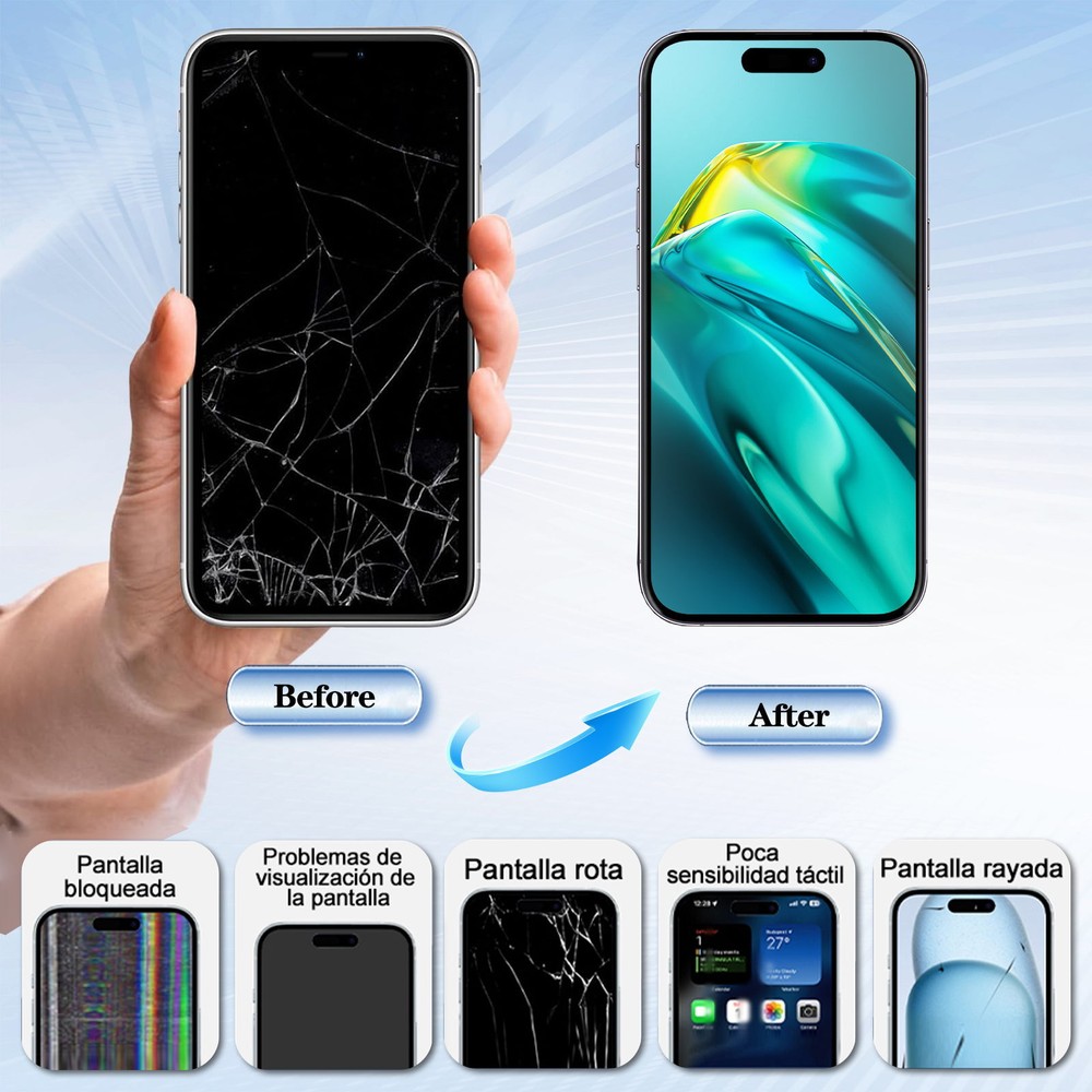 For iPhone 14 Pro Max LCD Display Screen Touch Digitizer Replacement Assembly