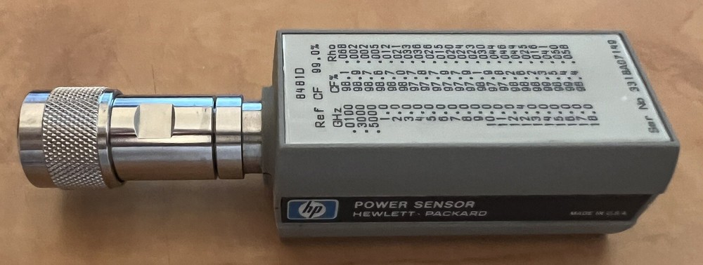 HP 8481D Power Sensor -70dBm To -20dBm