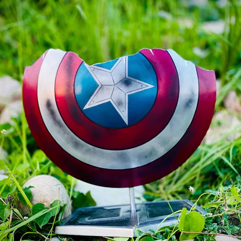 Marvel Legend Captain America Broken Shield Avengers End Game Broken Shield