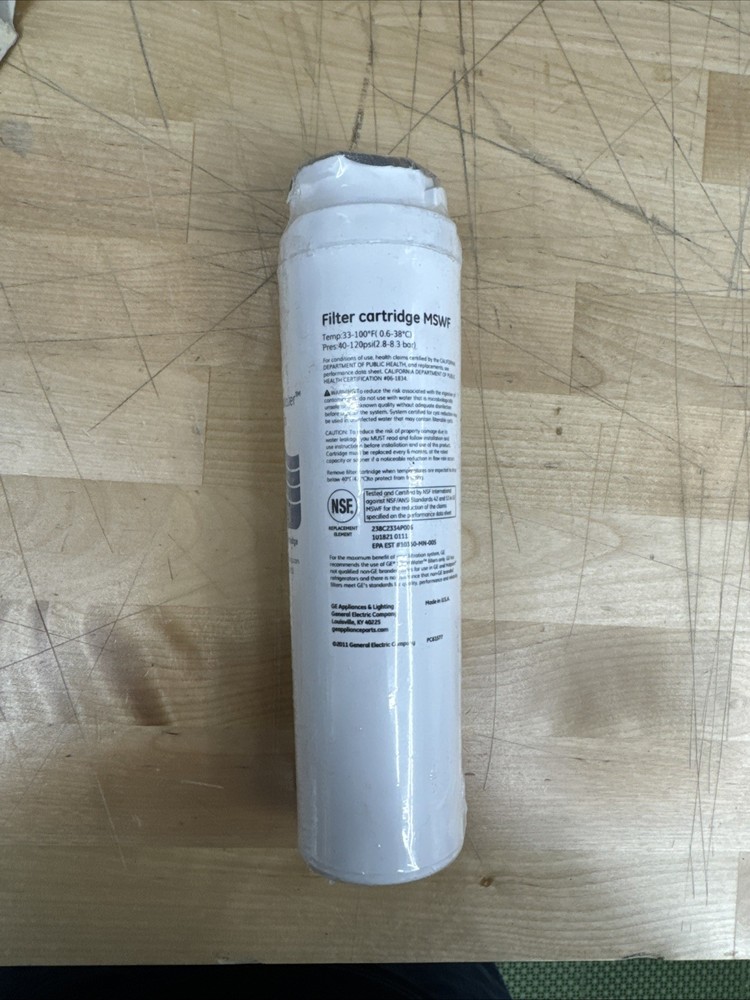 GE Smartwater Refrigerator Filter MSWF Replacement Cartridge