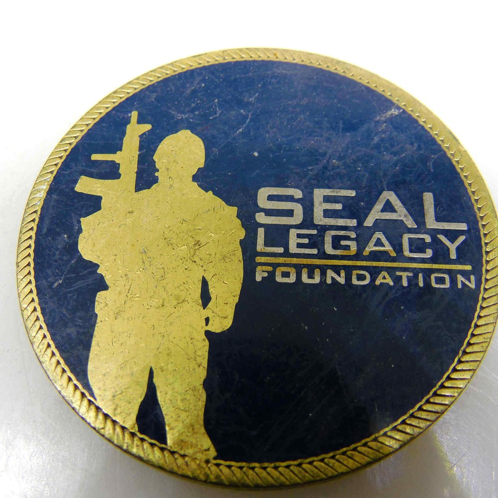 SEAL LEGACY FOUNDATION NO ONE LEFT BEHIND CHALLENGE COIN