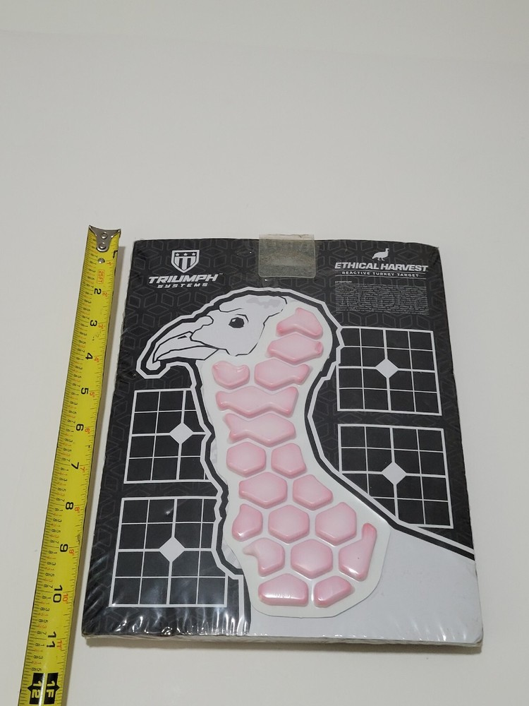 Triumph Systems Ethical Harvest Shooting Target - Reactive Wild Turkey 3 Pack