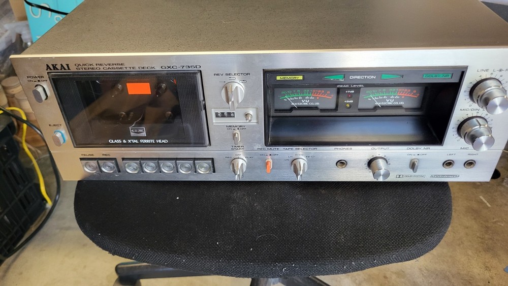 Akai GXC 735D Cassette Deck: Read